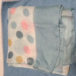 100% polyester polka dots scarf